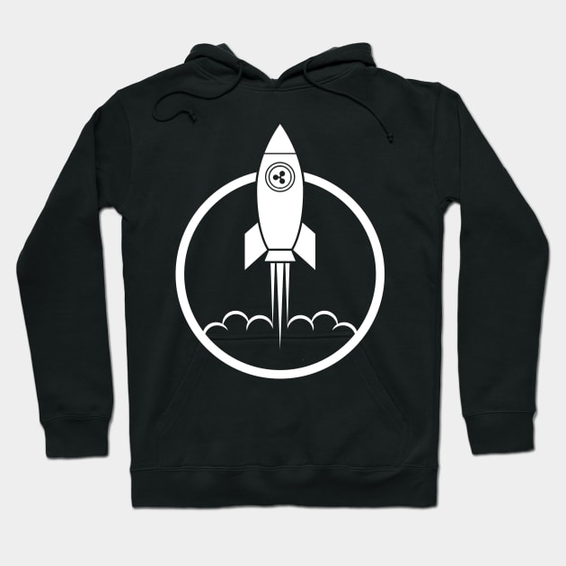 Ripple to the moon Hoodie by cryptogeek